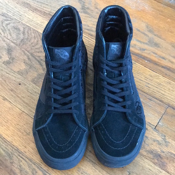 vans velvet high top